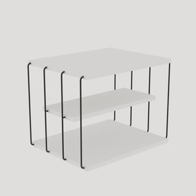 Τραπεζάκια καναπέ Decortie  Side Table - Lifon -White