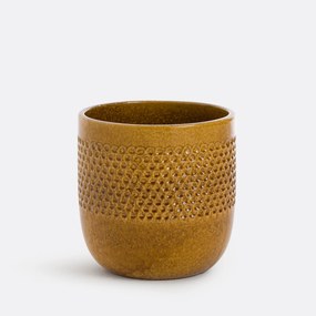 Κεραμικό κασπό με εφυάλωση Δ33 εκ., Lulita