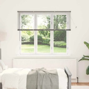 vidaXL Βενετσιάνικες Ρόδες Ασημί 130 x 160 εκ Αλουμίνιο