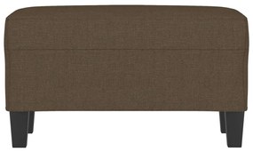 vidaXL Πάγκος Καφέ 100x35x41 εκ. Υφασμάτινος