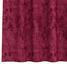 vidaXL Κουρτίνα με κουρτίνες 2 pcs Κόκκινο 140 x 140 cm Βελούδο