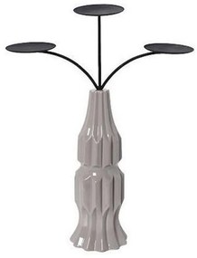 Κηροπήγιο 3 Θέσεων GIO106K2 Μπεζ 44,5x34,2x11cm Espiel Ceramic