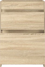 vidaXL Ντουλάπι Κάτω από τον Νιπτήρα Sonoma Δρυς 56 x 37,5 x 81 εκ