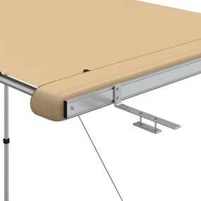 vidaXL Τέντα Τροχόσπιτου Μπεζ 1,2 x 2 x 2,15 μ.