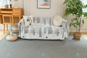 Ριχτάρι Καναπέ CHENILLE 180x180cm C9 - Πορτοκαλί