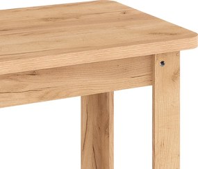 Τραπέζι Celeste pakoworld μελαμίνης σε oak απόχρωση 100x60x73.5εκ