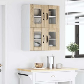 vidaXL Ραφιέρα τοίχου LUCCA 2 pcs Sonoma Δρυς 60 x 31 x 40 εκ