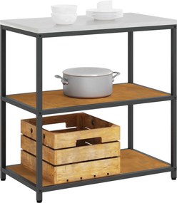 vidaXL Ράφι Κουζίνας HATTEM Σκ rusty 90 x 50 x 92 εκ Ατσάλι