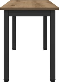 vidaXL παγκάκι Artisan Δρυς 110 x 35 x 45 cm Επεξεργασμένο Ξύλο