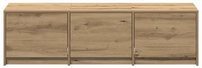 vidaXL Έπιπλο Τηλεόρασης με συρτάρι artisan δρυς 140 x 34 x 40 εκ