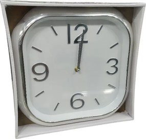 Ρολόι τοίχου - 736D - 120049 - White/Silver