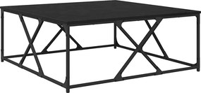 vidaXL Τραπεζάκι σαλονιού Μαύρη Οξυά 100 x 100 x 40 cm