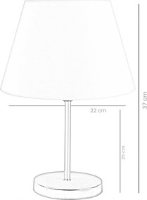Table Lamp Set (2 Pieces) AYD - 2339 Cream