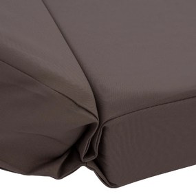 ΜΑΞΙΛΑΡΙ ΞΑΠΛΩΣΤΡΑΣ POLYESTER SIFNOS ΓΚΡΙ HM11235.10P 190x70x11 εκ.