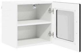 vidaXL Ντουλάπα Κουζίνας με ράφι με πόρτα 2 pcs Μαύρο 40 x 31 x 40 εκ.