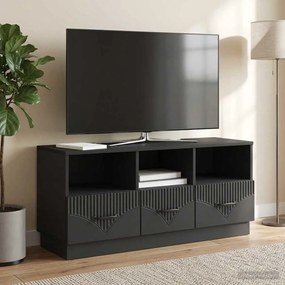 vidaXL Ντουλάπι TV 102 x 34,5 x 47 cm Μαύρο Επεξεργασμένο Ξύλο