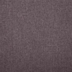 vidaXL Καναπές Διθέσιος Χρώμα Taupe Υφασμάτινος