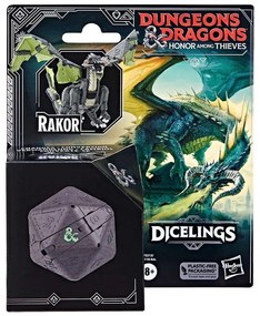 Φιγούρα Fans Dungeons F5118 Dragons Honor Among Thieves Rakor Dicelings Collectible Black Hasbro