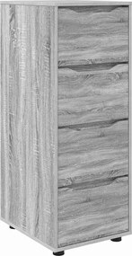 vidaXL Ντουλάπι αποθήκευσης Γκρίζο Σονομα 40 x 48 x 105 εκ