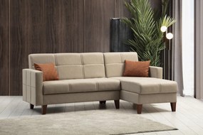 Sofa Set Polya L - Beige Beige