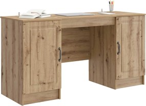 vidaXL Γραφείο Artisan Δρυς Επεξεργασμένο Ξύλο 142,5 x 50 x 75 εκ.