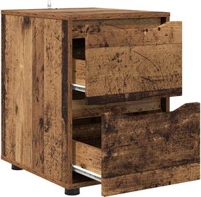 vidaXL Ντουλάπι αποθήκευσης Παλιό Ξύλο 40 x 48 x 57 εκ