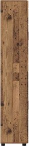 vidaXL Highboard FLORIN 60 x 35 x 182 εκ. Παλιό ξύλο