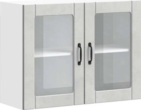 VidaXL Ντουλάπι τοίχου κουζίνας με γυάλινη πόρτα "Lucca