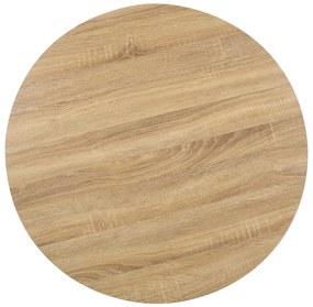 vidaXL Τραπέζι Bistro Ανοιχτό Καφέ 80 εκ. από MDF