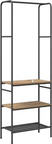 vidaXL Ράφι Ρούχων Artisan Oak 60 x 30 x 171 εκ Επεξεργασμένο Ξύλο