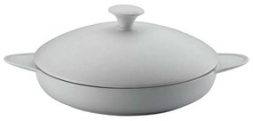Γάστρα Στρογγυλή Porflame KXPFTVKP25 Φ25cm White Max Home Porcelain