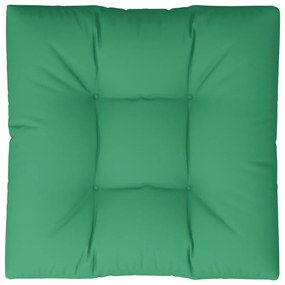 Μαξιλάρι Παλέτας Πράσινο 80 x 80 x 12 εκ. Υφασμάτινο - Πράσινο