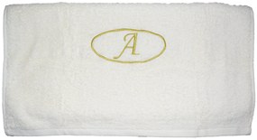 Πετσέτα μονόγραμμα Προσώπου 50x100 Α Εκρού Viopros