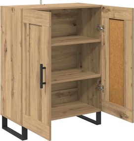 vidaXL Πλαϊνό γραφείο Artisan Oak 69,5 x 34 x 90 εκ.