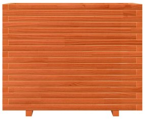 vidaXL Ζαρντινιέρα Καφέ Κεριού 90x60x72,5 εκ. από Μασίφ Ξύλο Πεύκου