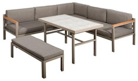 Σετ κήπου γωνιακό Estelle Fylliana Μπέζ 213x213x65 εκ. 213x213x65 εκ.