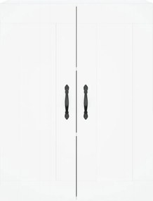 vidaXL Ντουλάπι Λευκό 69,5x34x180 εκ. από Επεξεργασμένο Ξύλο