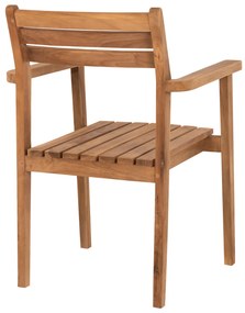 ΠΟΛΥΘΡΟΝΑ ERIETTA ΞΥΛΟ TEAK ΣΤΟΙΒΑΖΟΜΕΝΗ HM9534 ΣΕ ΦΥΣΙΚΟ ΧΡΩΜΑ 60x54x87Y εκ.