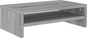 vidaXL Βάση Οθόνης Γκρι Sonoma 42 x 24 x 13 εκ. από Επεξεργασμένο Ξύλο