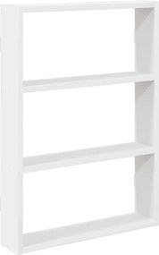vidaXL Ράφι Τοίχου Λευκό 43x9x60 εκ. από Επεξεργασμένο Ξύλο