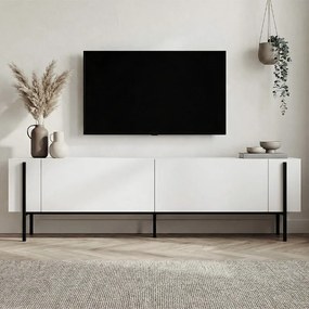 Έπιπλο τηλεόρασης Nexus χρώμα λευκό 180x30x45,5εκ