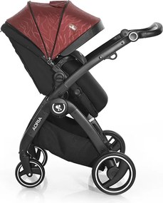 BABY STROLLER ADRIA BLACK&amp;RED