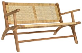 Παγκάκι DKD Home Decor Καφέ Φυσικό 120 x 76 x 68 cm