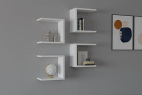 Wall Shelf Base - White White