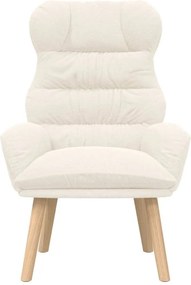 vidaXL Πολυθρόνα Κρεμ 69 x 74 x 93 εκ. Υφάσματος Sherpa