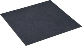 vidaXL Πλάκες Δαπέδου 55 pcs Μαύρο 5,11 m² PVC