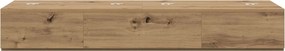 vidaXL Γραφείο Στούντιο Artisan Δρυς 152 x 40 x 19,5 εκ.