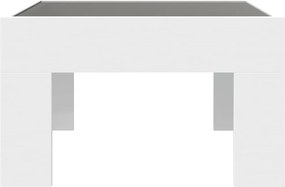 vidaXL Τραπεζάκι Σαλονιού Infinity LED Λευκό 50x50x30 εκ.