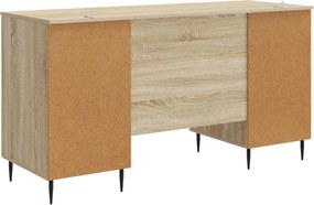 vidaXL Γραφείο Sonoma Δρυς 142,5 x 50 x 75 εκ. Επεξεργασμένο Ξύλο