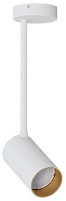 Φωτιστικό Οροφής - Σποτ Mono Long S 7670 1xGU10 10W White-Gold Nowodvorski Metal, Plastic